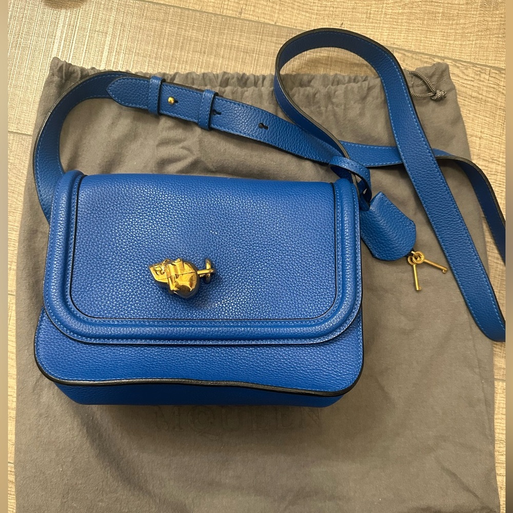 Alexander McQueen skeleton shoulder bag